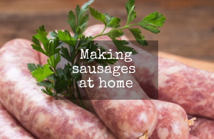 Making sausages at home